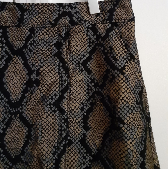 New Express jacquard snake print mini skirt - Picture 5 of 5